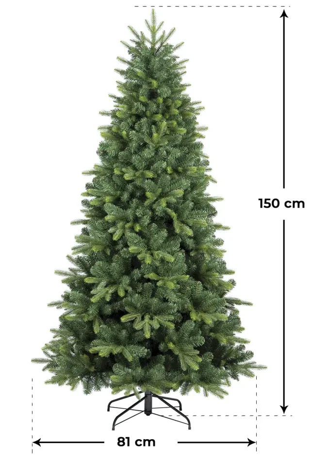 Albero di Natale Artificiale Verde Varie Misure - immagine 2