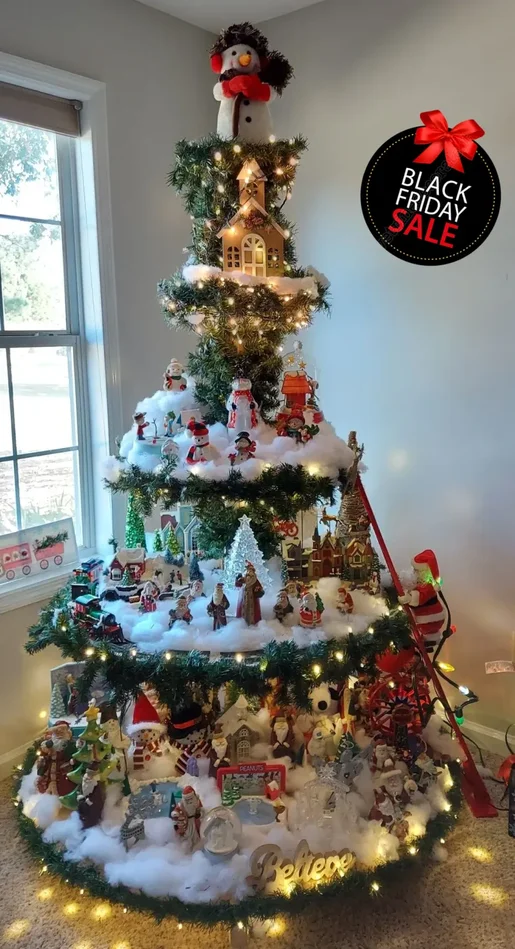 ALBERO DI NATALE CHRISTMAS VILLAGE | BLACK FRIDAY