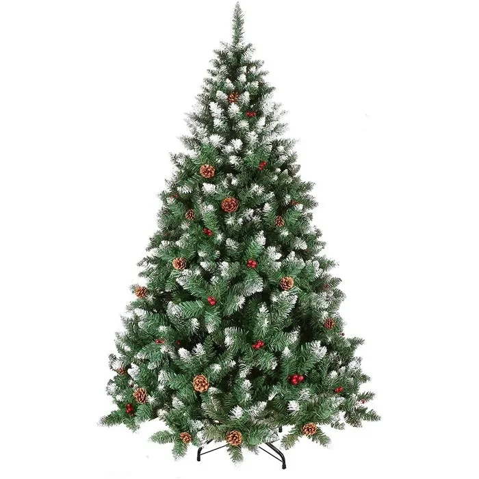 Albero di Natale con bacche e pigne – Saint Moritz