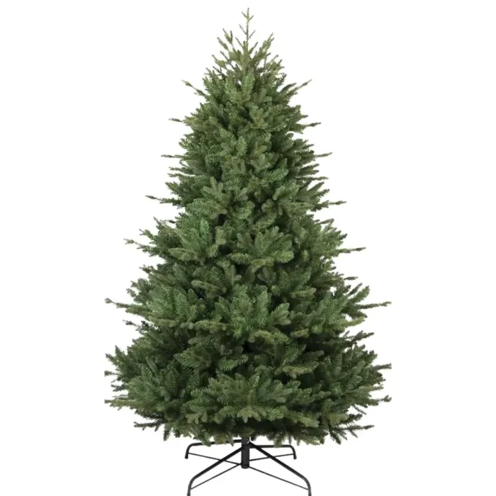Albero di Natale realistico realizzato in PE+PVC di colore verde Vendita online