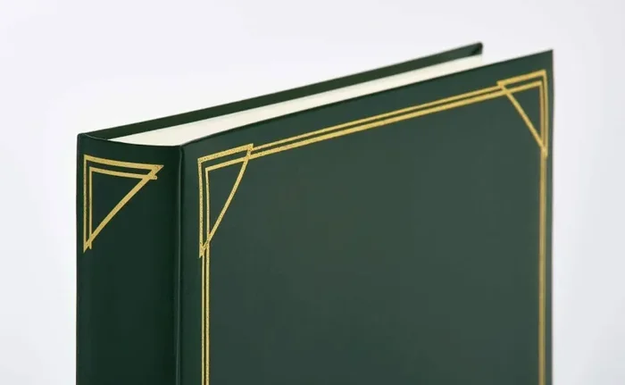 Album Fotografico Adesivo Grande, 100 Pagine, Copertina in pelle PVC Verde 30×30 - immagine 2