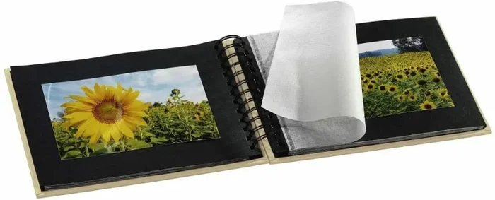 Album Fotografico con spirale color Tortora, Libro porta foto per 50 foto 24×17 - immagine 2