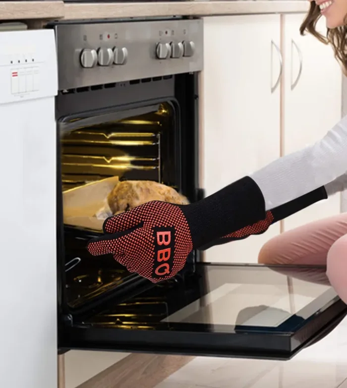 alenyk Guanti da Forno,Guanto BBQ,Ignifughi,Certificato EN407,Resistenti… Online ora - immagine 2