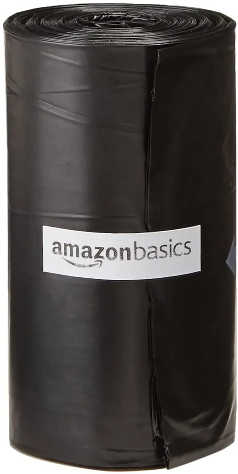 Amazon Basics – Sacchetti per bisogni dei cani, con dispenser e clip per guinzaglio,300 unità 300 Single - immagine 3