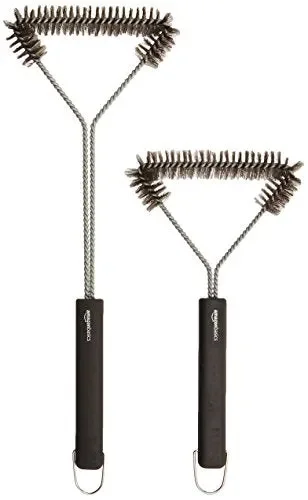 Amazon Basics – Spazzola a 3 lati per barbecue, 30.5 cm - immagine 3
