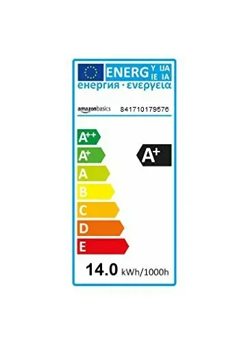 AmazonBasics Lampadina LED E27, 14W Confezione da 6, Bianco Caldo - immagine 3