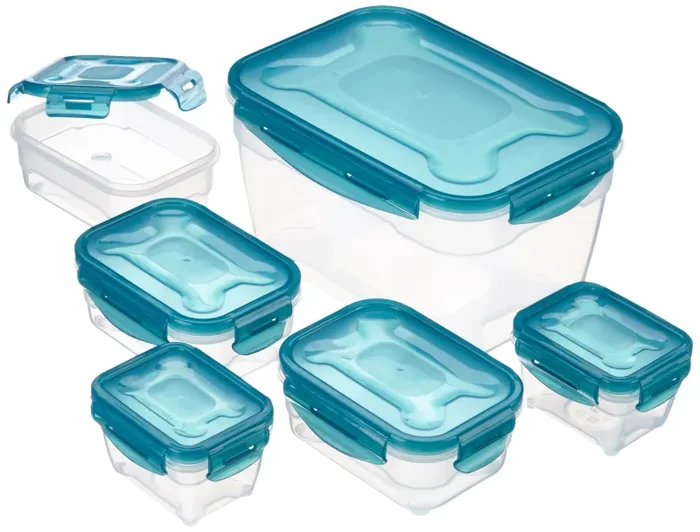 AmazonBasics Set di contenitori per alimenti, 6 pezzi Combo – 6 - immagine 2