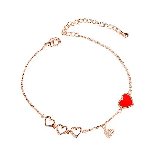 Amore Cuore Braccialetto, Alla Moda Donna Gioielli Bracciale, Regalo di San…