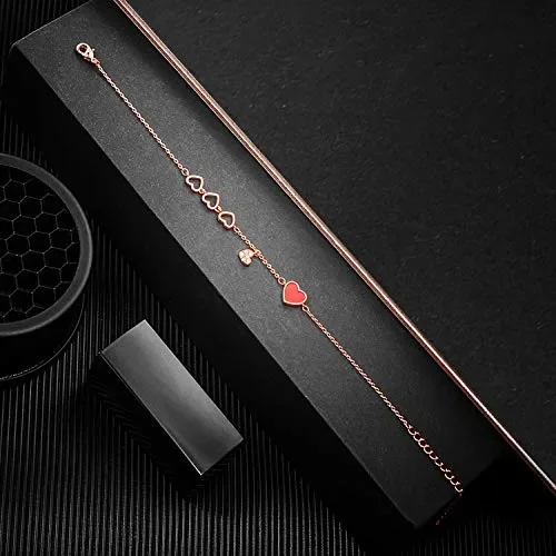 Amore Cuore Braccialetto, Alla Moda Donna Gioielli Bracciale, Regalo di San… - immagine 2