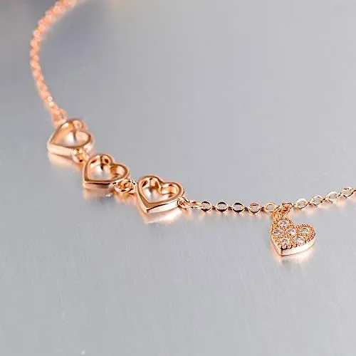 Amore Cuore Braccialetto, Alla Moda Donna Gioielli Bracciale, Regalo di San… - immagine 3