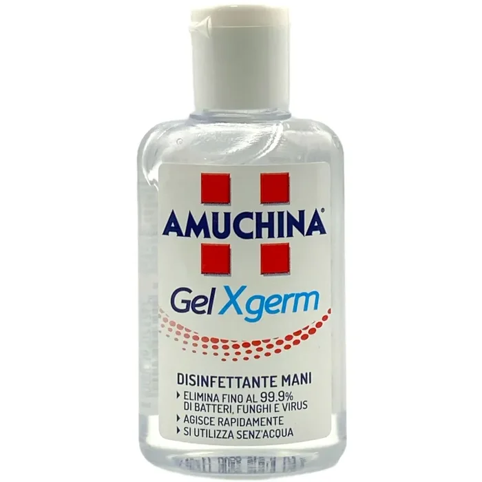 Amuchina X-Germ Gel Igienizzante Mani 80 ml – Azione Antibatterica Senza Risciacquo, Ideale Fuori Casa