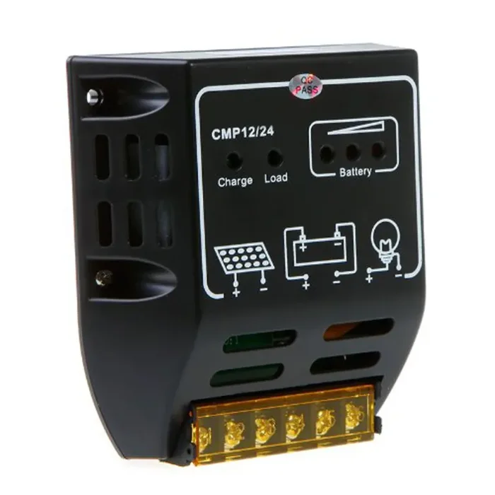 Andoer 10A 12V/24V Regolatore Di Carica Panello Solare di protezione Blacky Fornitura