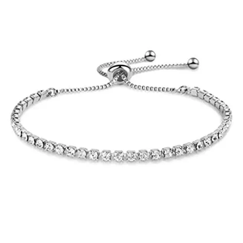 Andy & C Braccialetto Donna con Cristalli Elegante Scatola Gioielli…