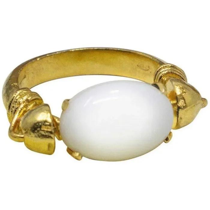 Anello di Pompei con pietre naturali - immagine 3