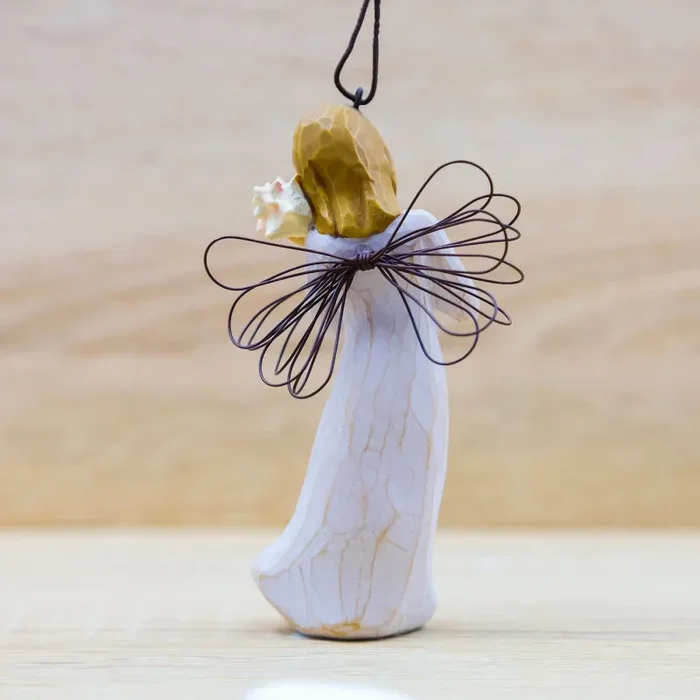 Angelo “Pensando a Te” Statuina da Appendere Willow Tree - immagine 3