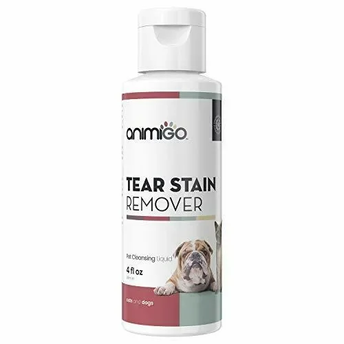 Animigo Tear Stain Remover per Cani e Gatti – Soluzione Liquida Naturale -… Online