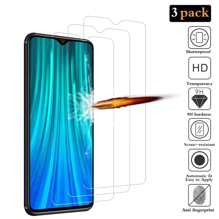 ANKENGS Xiaomi Redmi Note 8 PRO Vetro Temperato [3 Pezzi] Note…
