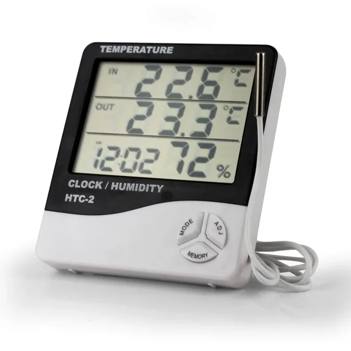 Aofan Termometro e igrometro Digitale per Interni ed Esterni con Sveglia,…