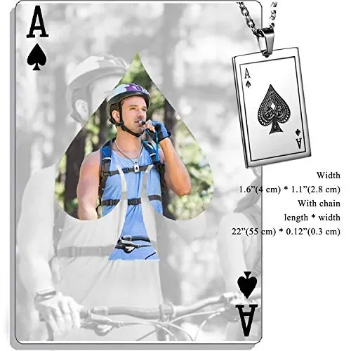 Aroncent Set Collana Braccialetto Serie 2 Bracciale Amicizia Carte - immagine 3