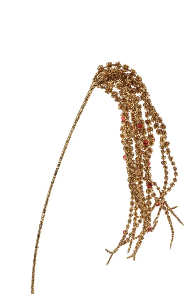 ARPIMEX Amarantus Fiori Glitterato H 83 Cm Red