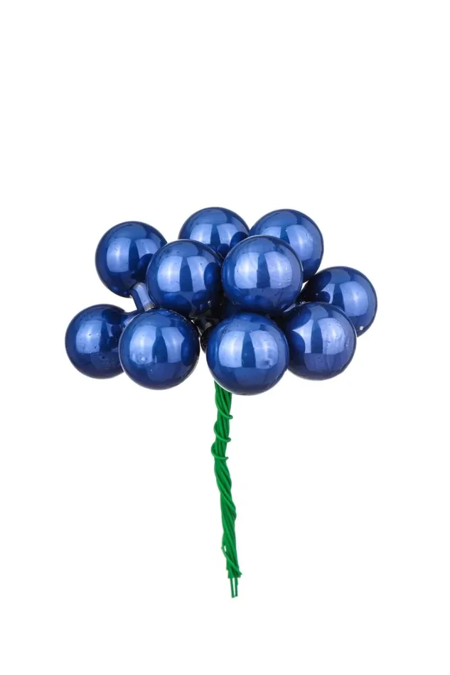 ARPIMEX Box 144 Mini Sfere Natale Vetro D 20 Mm Blu