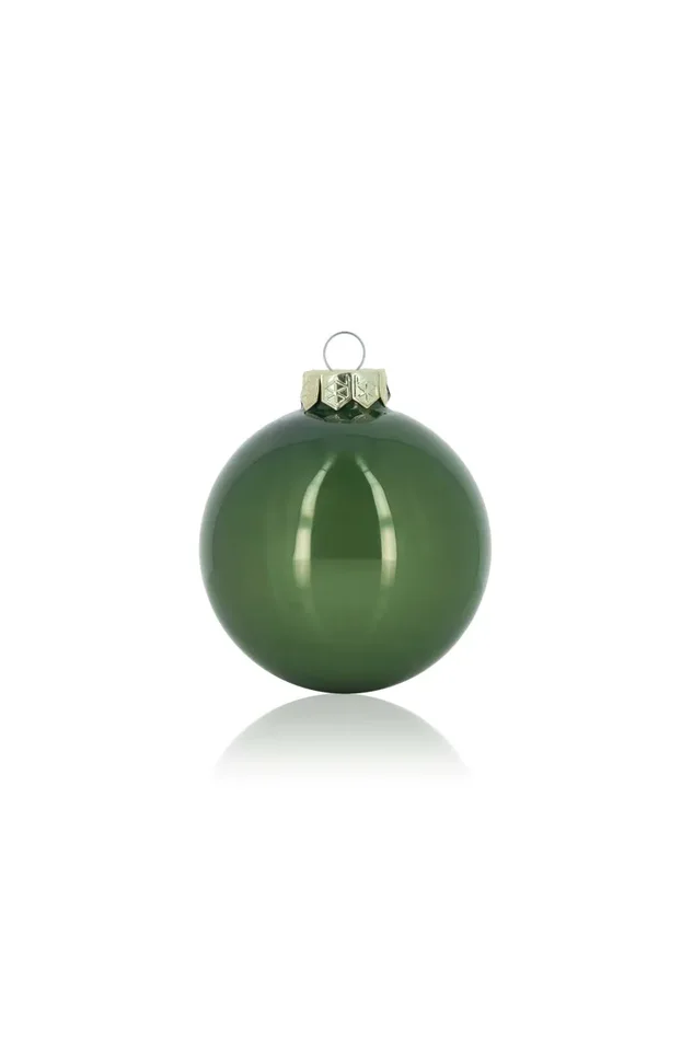 ARPIMEX Box 16 Sfere Natale Vetro D 80 Mm Salvia