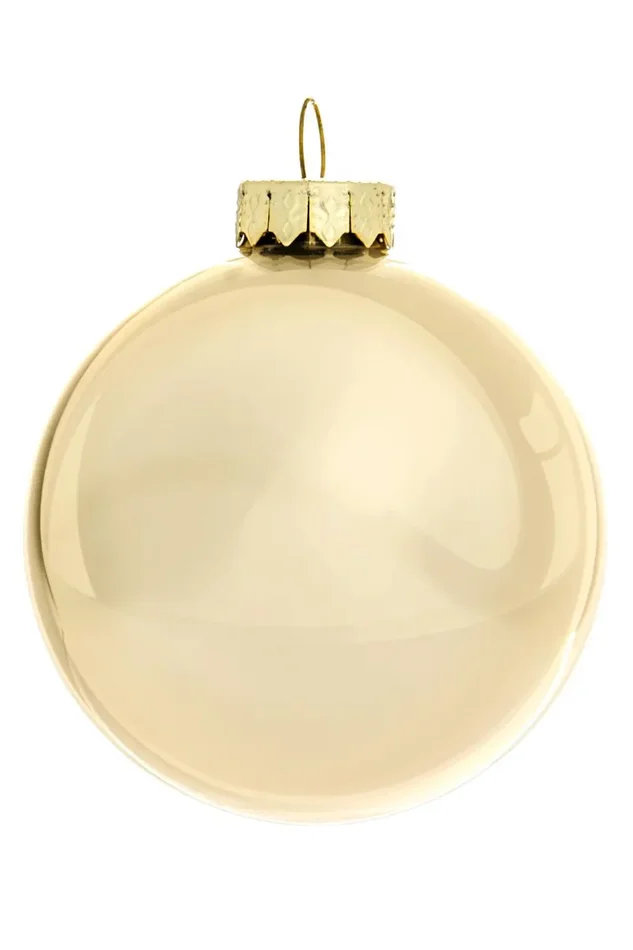 ARPIMEX Box 36 Sfere Natale Vetro D 40 Mm Champagne