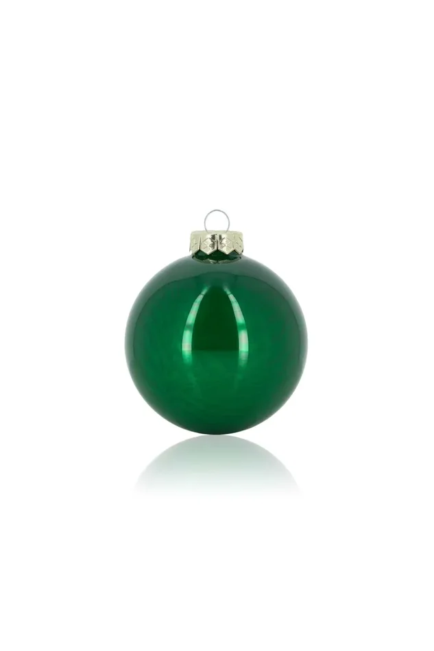 ARPIMEX Box 36 Sfere Natale Vetro D 40 Mm Verde