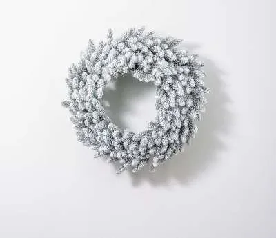 ARPIMEX Coroncina Natale Pino Innevato D 120 Cm Bianco