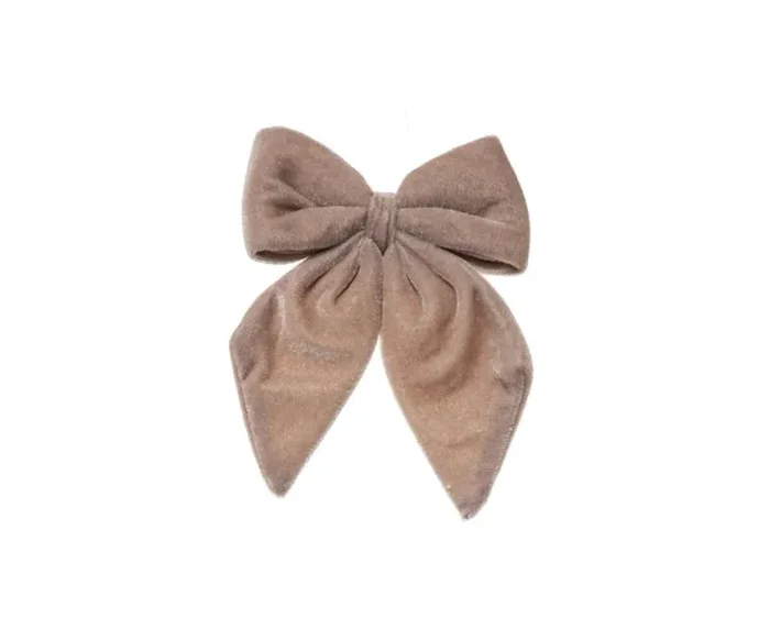 ARPIMEX Fiocco Natale Velluto 13,5 x 10 Cm Beige