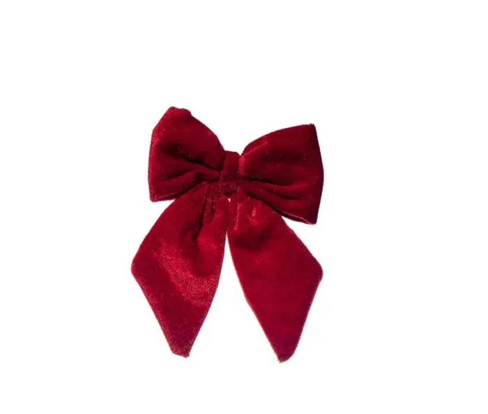 ARPIMEX Fiocco Natale Velluto 13,5 x 10 Cm Burgundy Sconti