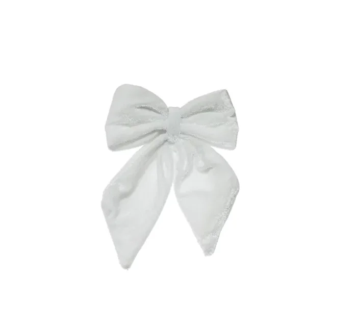 ARPIMEX Fiocco Natale Velluto 13 x 15 Cm White Vendita calda