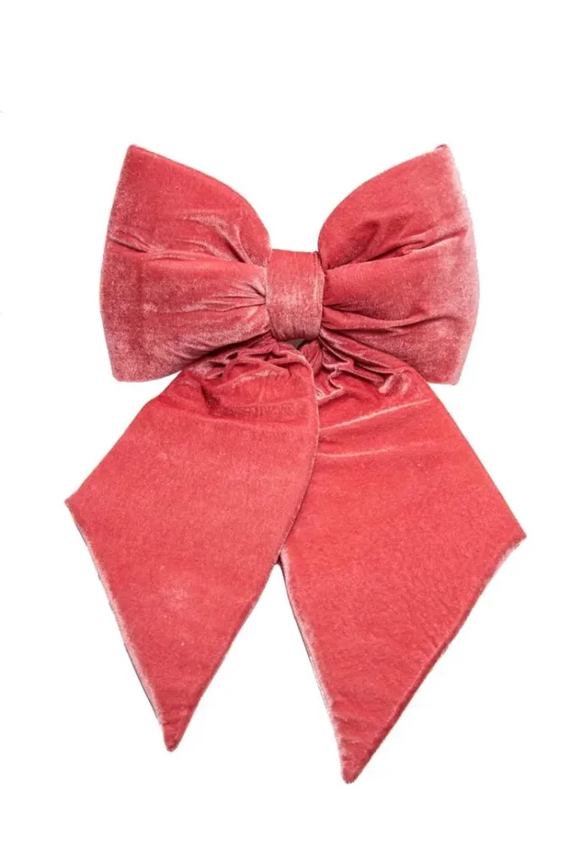 ARPIMEX Fiocco Natale Velluto 30 Cm Rosa