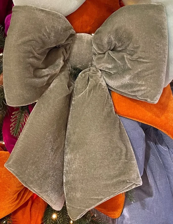 ARPIMEX Fiocco Natale Velluto 40 Cm Light Green