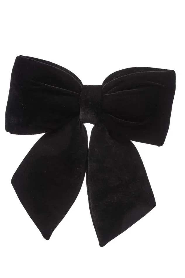 ARPIMEX Fiocco Natale Velluto 40 Cm Nero