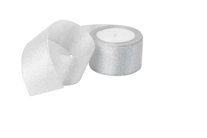 ARPIMEX Nastro Natale Sparkles H 40 Mm L 9 Mt Silver