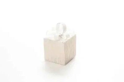 ARPIMEX Pacchetto Regalo per Albero Natale 6 Cm Bianco