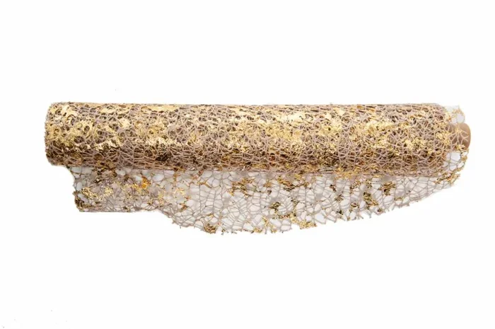 ARPIMEX Rotolo Natale Tessuto Polycotton H 48 Cm L 5 Mt Gold Sconti