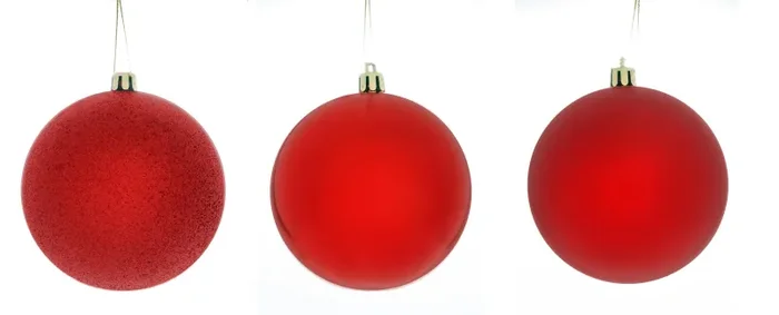 ARPIMEX Tubo 6 Sfere Natale D 8 Cm Rosse