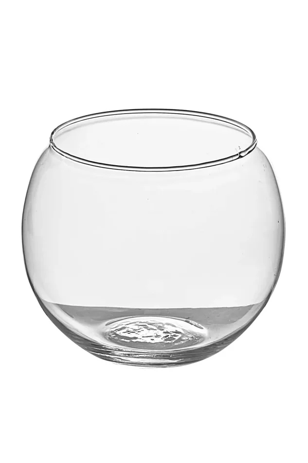ARPIMEX Vaso Sfera Vetro H 12 Cm D 15 Cm