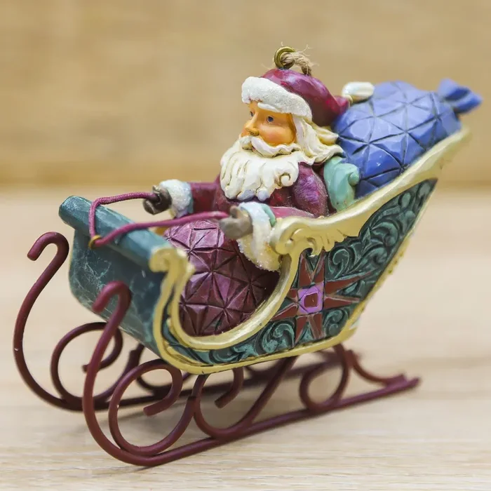 Babbo Natale con Slitta Enesco Moda - immagine 2