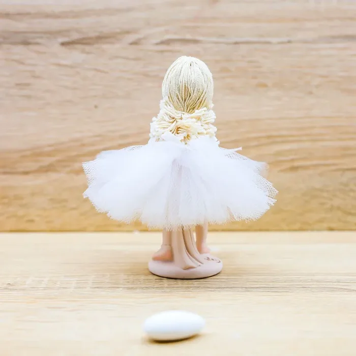Ballerina con Abito Bianco Averla Bomboniere Online - immagine 3