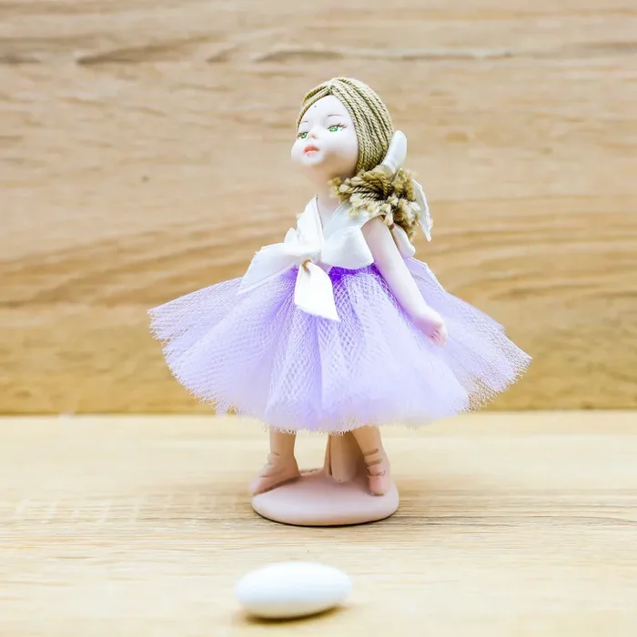 Ballerina con Abito Lilla Averla Bomboniere - immagine 2