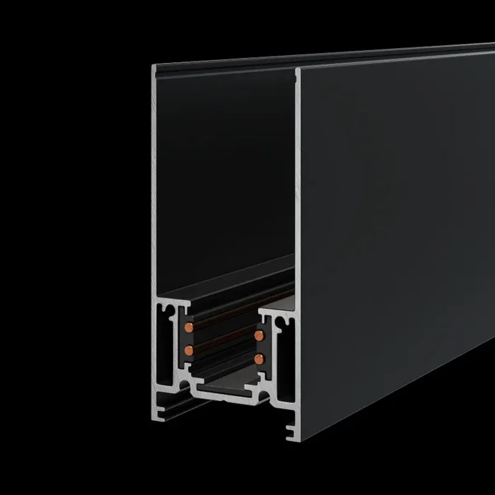 Barra Magnetica 200 cm per Sistema Illuminazione Binario Nero - immagine 2