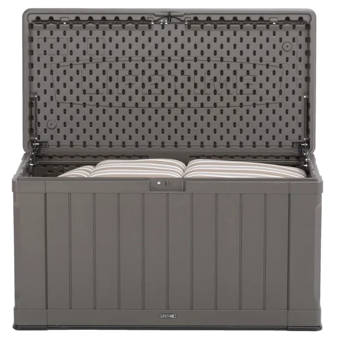 Baule Cassapanca da Esterno 128x64x67 cm in Polietilene - immagine 3