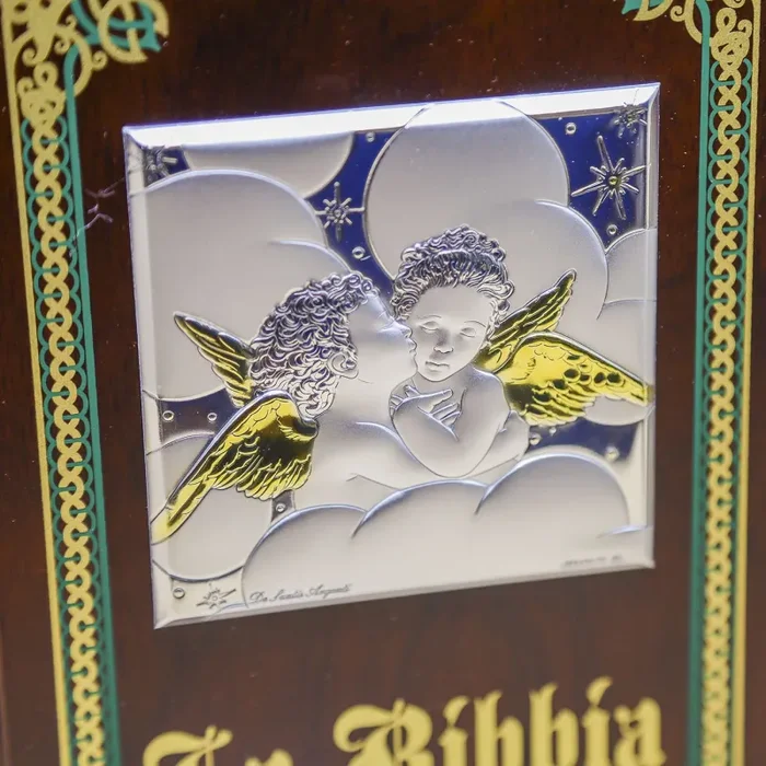 Bibbia con Angeli De Santis Argenti - immagine 3
