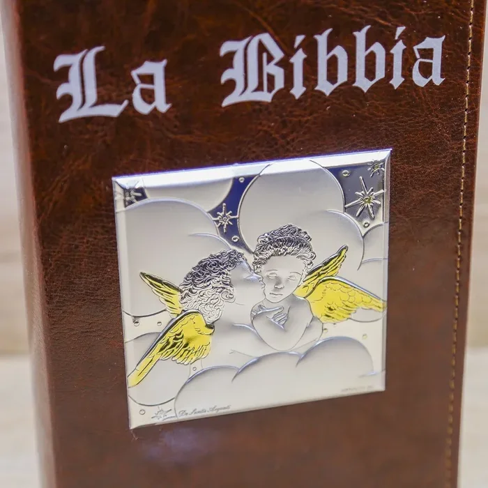 Bibbia con Angeli De Santis Argenti - immagine 3