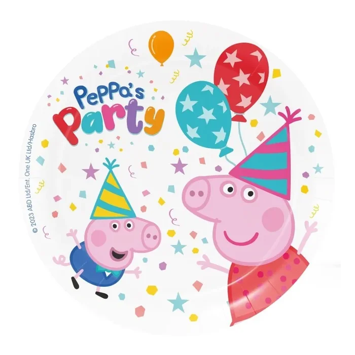 Big Party Piatti Carta Peppa Pig D 18 Cm Cf 8 Pz