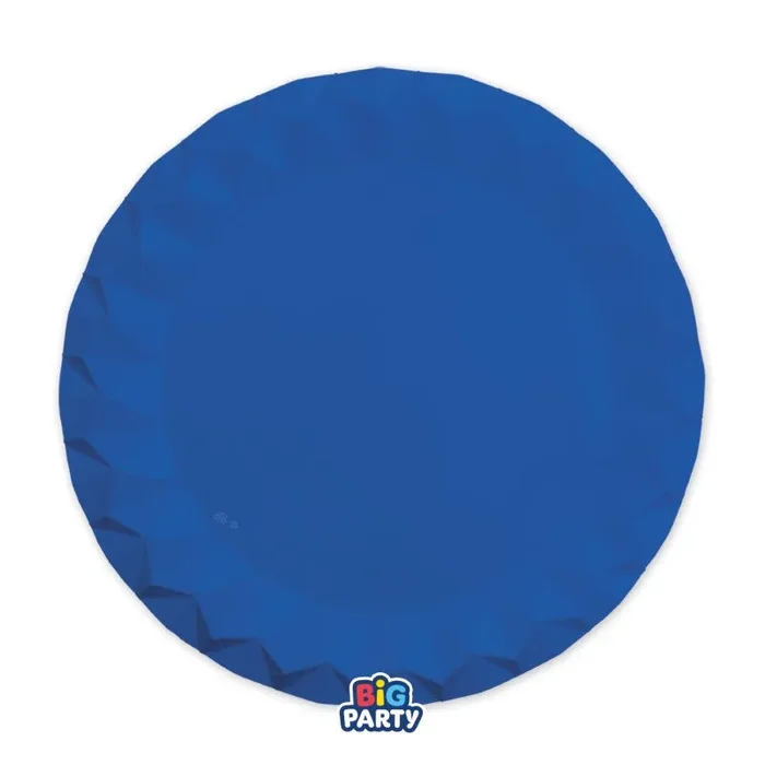 Big Party Sottopiatti Carta Diamant D 32 Cm Blu Cf 6 Pz