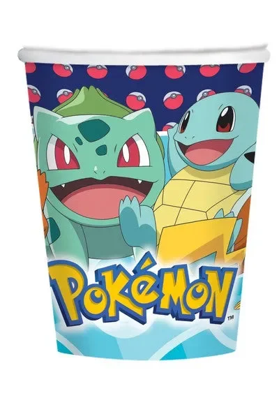 Bigiemme Bicchiere Pokemon 250 Ml 8 Pz